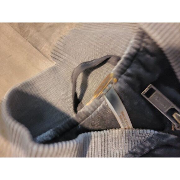 Free People velvet grey bomber jacket womens - Picture 3 of 5